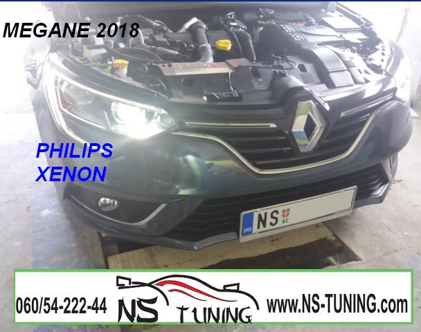 renault megane 4 xenon svetla h7 sijalica philips ugradnja novi sad